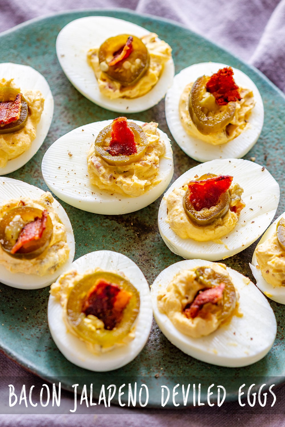 Bacon Jalapeno Deviled Eggs Recipe Appetizer Addiction