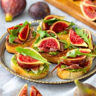 Prosciutto Fig Crostini