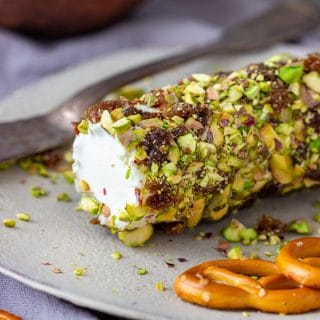 Honey Pistachio Goat Cheese Log