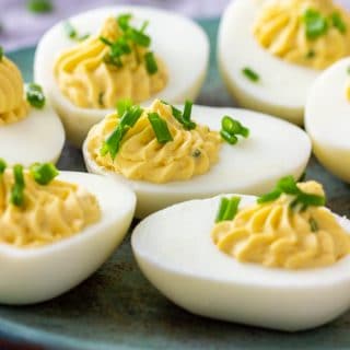 Wasabi Deviled Eggs