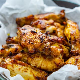 Air Fryer Sticky Chicken Wings