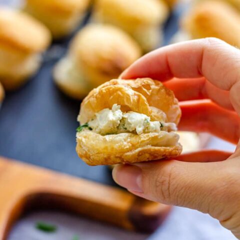 Smoked Salmon and Cream Cheese Pastries