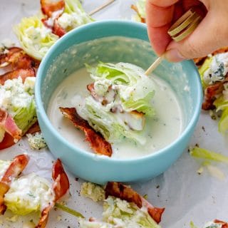 Wedge Salad on a Stick