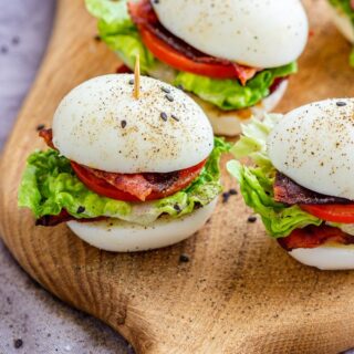 BLT Egg Sliders Appetizers