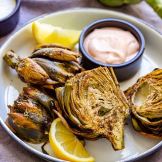 Air Fried Artichokes