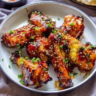 Air Fryer Orange Chicken Wings