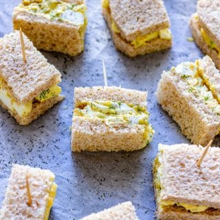 Mini Egg Salad Sandwiches