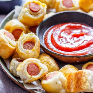 Puff Pastry Mini Pigs in a Blanket