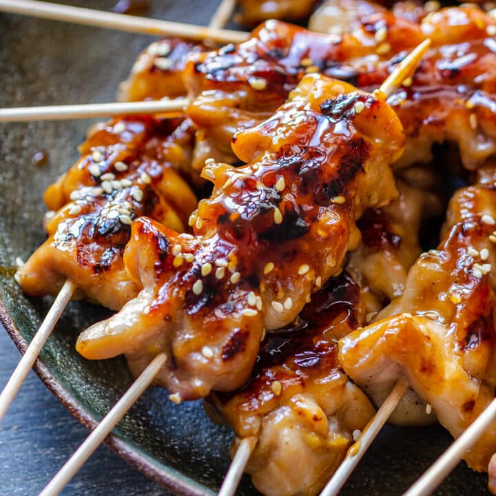 Grilled Sticky Chicken on a Stick