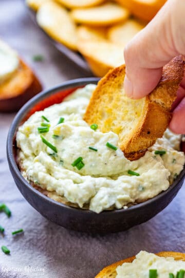 Artichoke Parmesan Dip Recipe - Appetizer Addiction