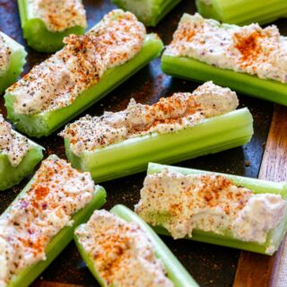 Stuffed celery sticks