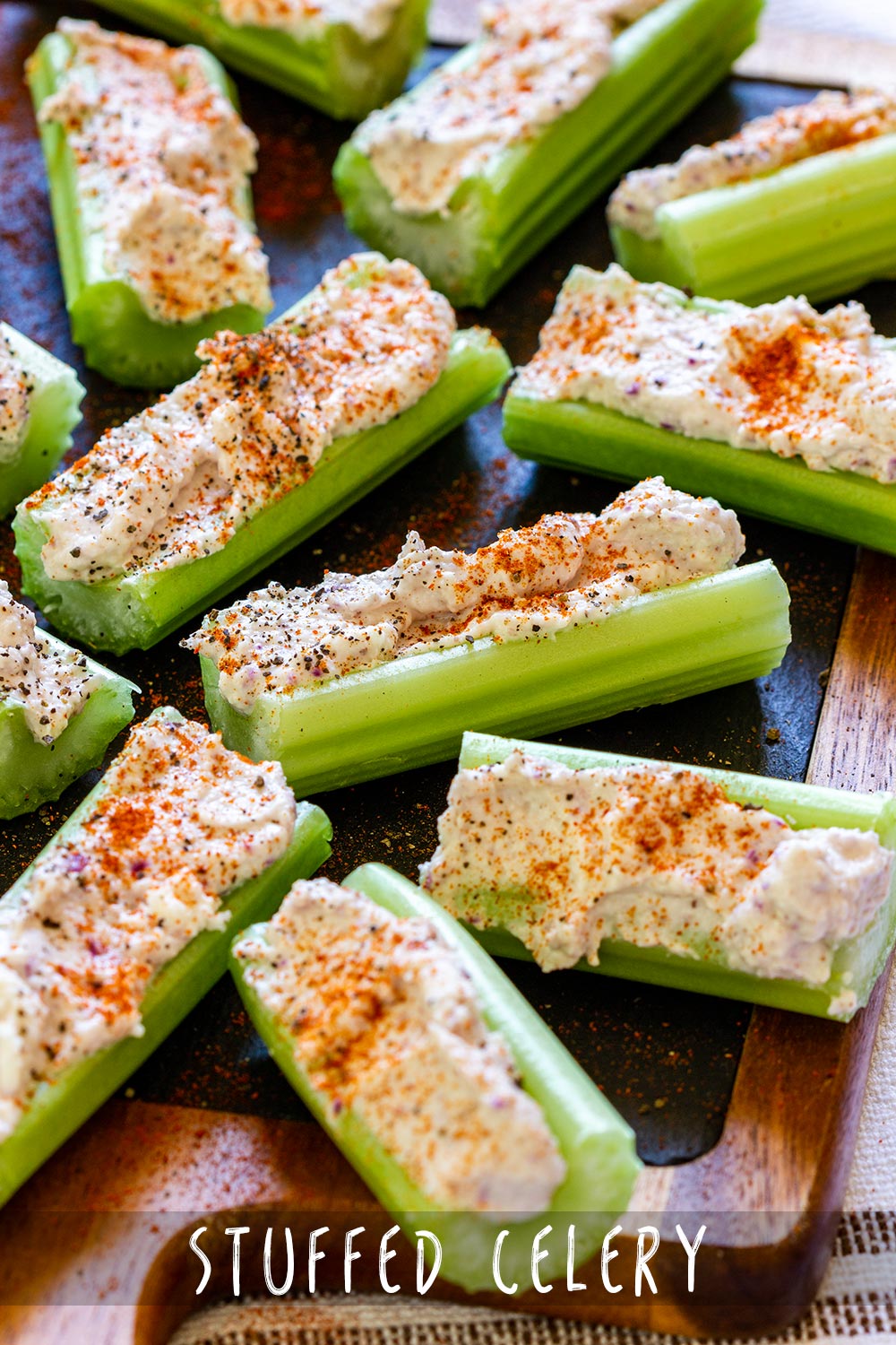 Stuffed Celery Recipe Appetizer Addiction   Stuffed Celery 5 